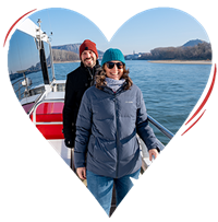 Valentinstag auf der Donau